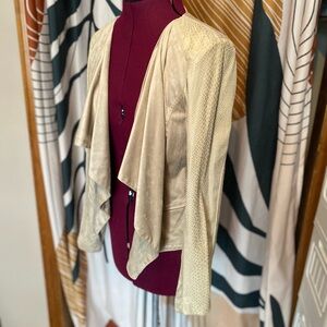 Daytrip Tan Open Front Jacket
